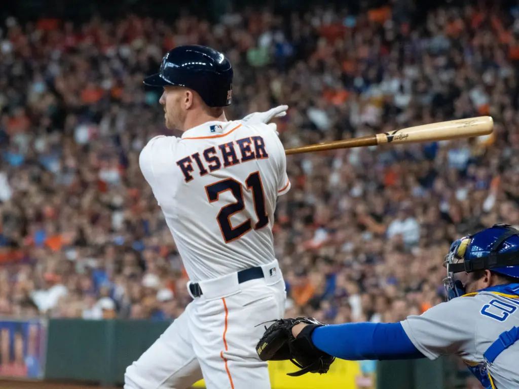 Derek Fisher is making an impact in his quick stint with the Astros. (Photo by F. Carter Smith)