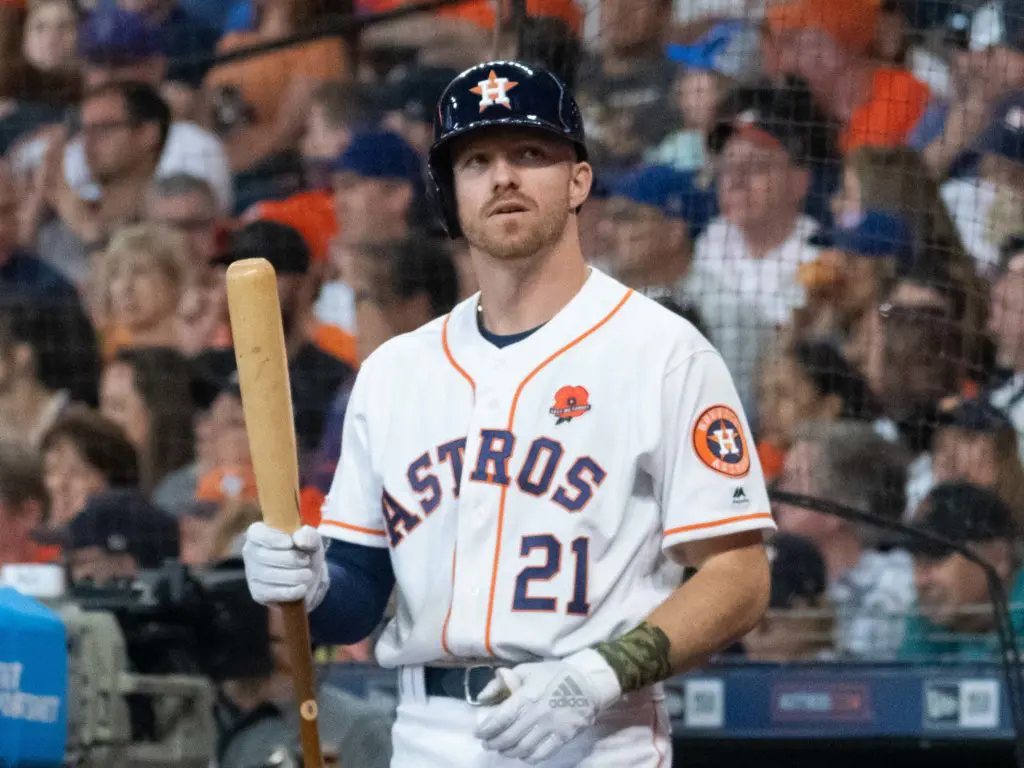 Derek Fisher brings Billy Hamilton type speed to Astros lineup. (Photo by F. Carter Smith)
