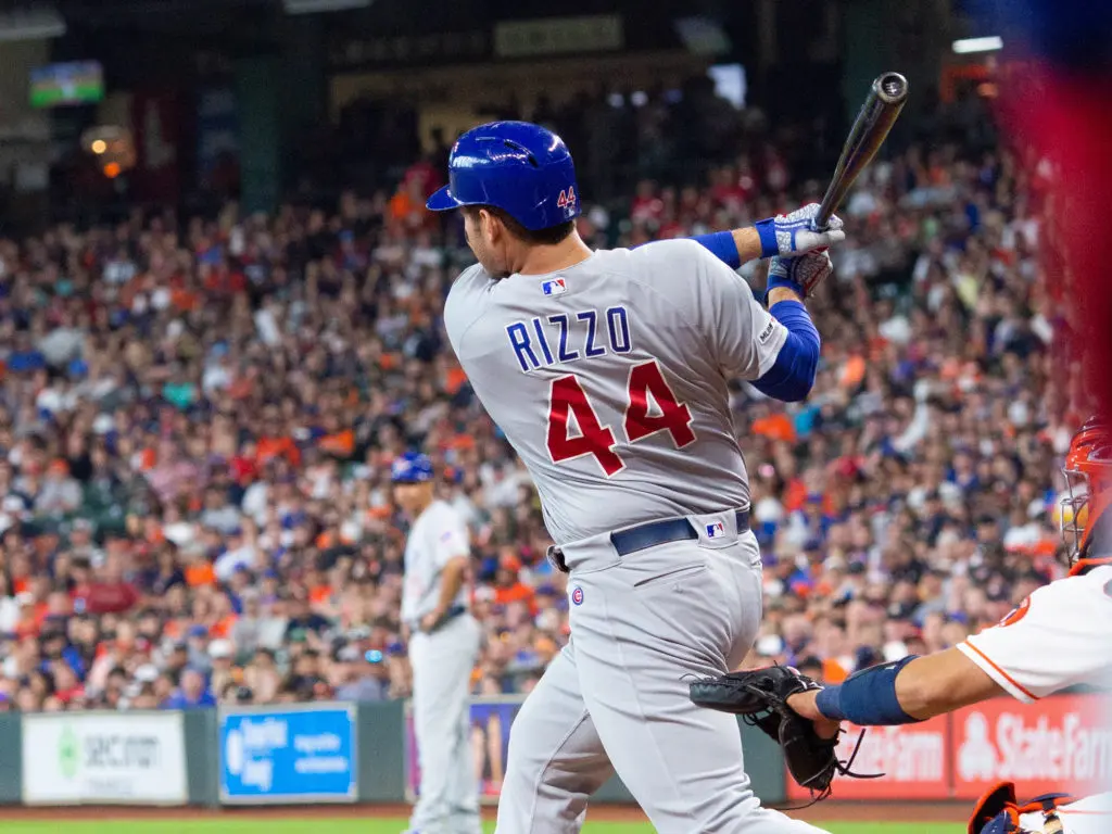 Anthony Rizzo and other Cubs stars have gone home run happy in Houston. (Photo by F. Carter Smith)