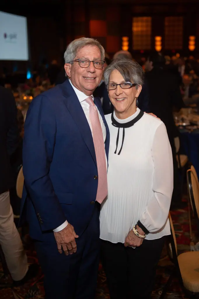 Fred & Kay Zeidman at the Holocaust Museum Houston LBJ Moral Courage Award dinner. (Photo by Wilson Parish)