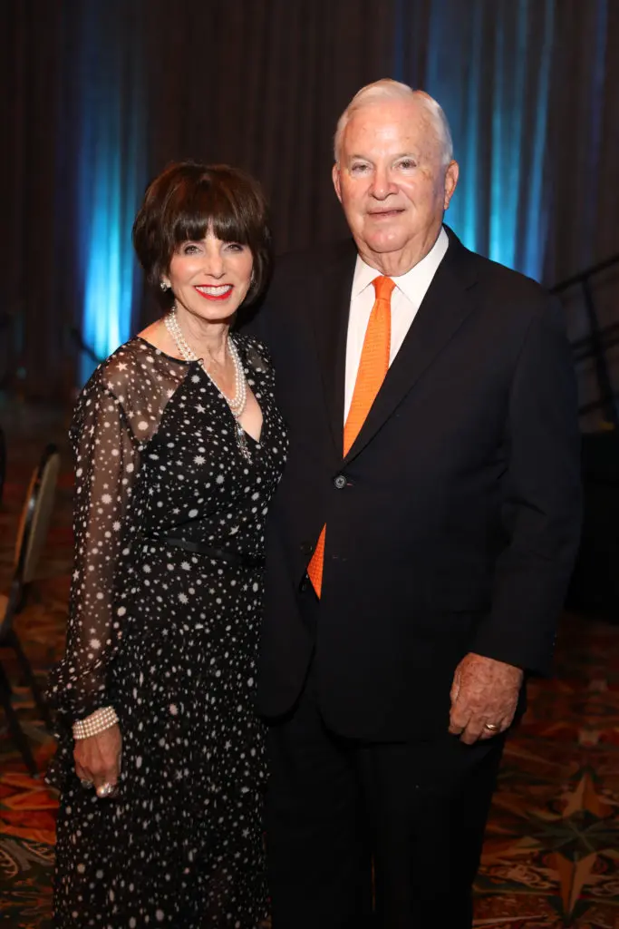 Dinner chairs BJ & Buddy Herz at the Holocaust Museum Houston LBJ Moral Courage Award dinner. (Photo by Priscilla Dickson)