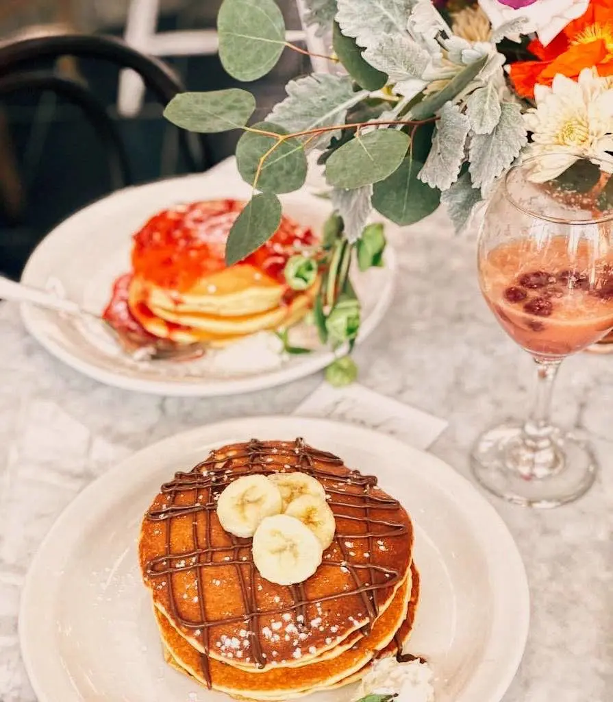 San Martin has all kinds of pancakes and sangrias for brunch. 