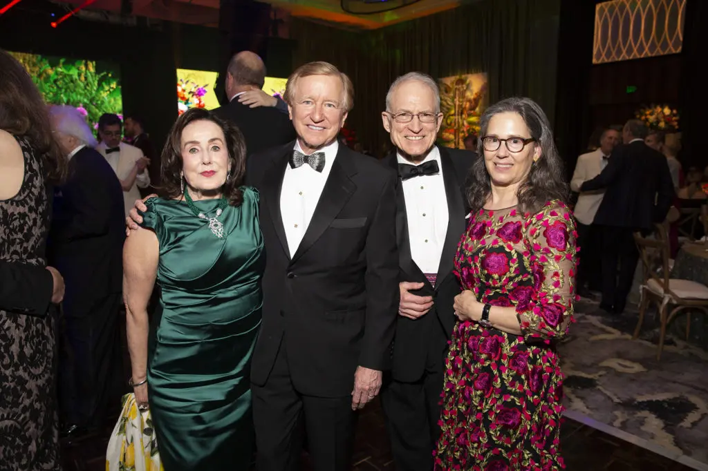 Betty & Jesse Tutor, Chase & Diana Untermeyer at the Houston Symphony Ball. (Photo by Jenny Antill)