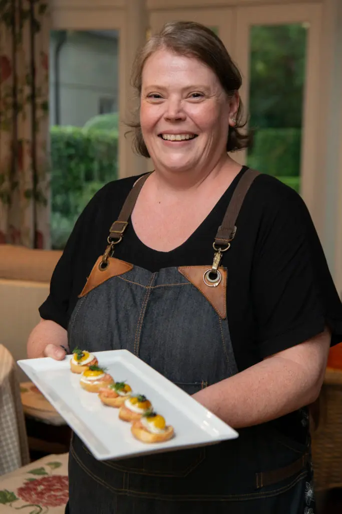 Chef Brandi Key of Alice Blue at the Recipe for Success Delicious Alchemy dinner. (Photo by Michelle Watson CatchLightgroup.com)