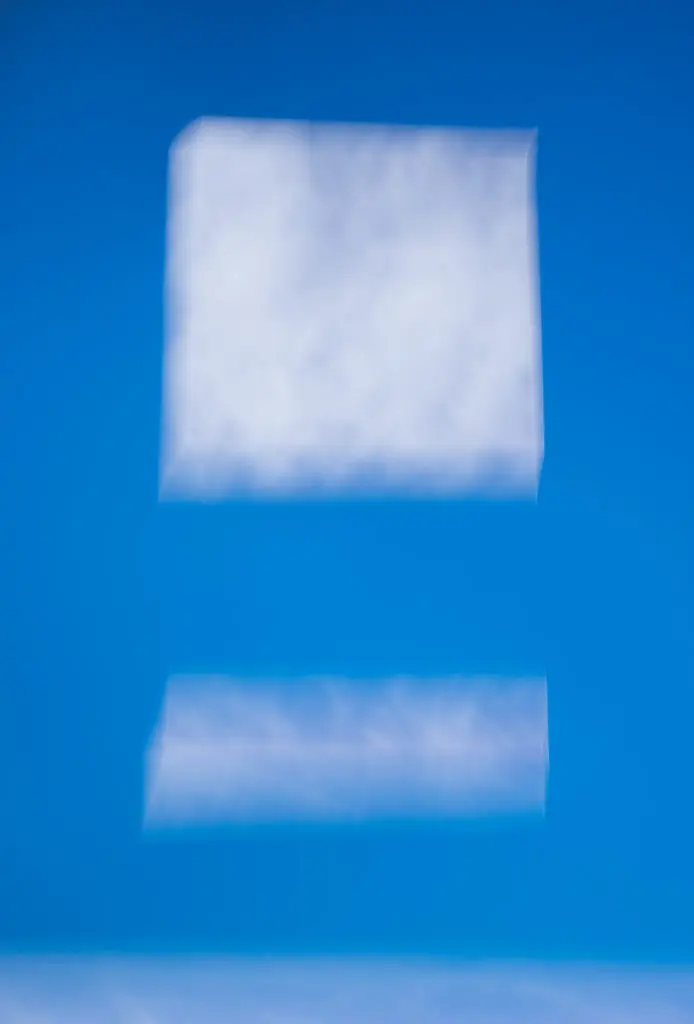 An ethereal evocation of wind energy: Brenda Biondo's "Moving Picture 10," 2016, at Foto Relevance during the Windpower 2019 Conference in Houston. The American Wind Energy Association, presented of the trade show, underwrote the gallery's booth. (Courtesy the artist and Foto Relevance) 