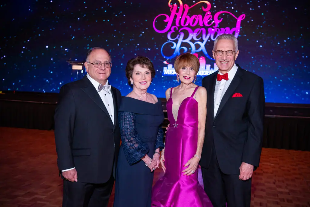 Clarence & Ann Cazalot, Judy & Chuck Stokes at the Memorial Hermann Circle of Life Gala at the Hilton Americas Houston. (Photo by Michelle Watson)