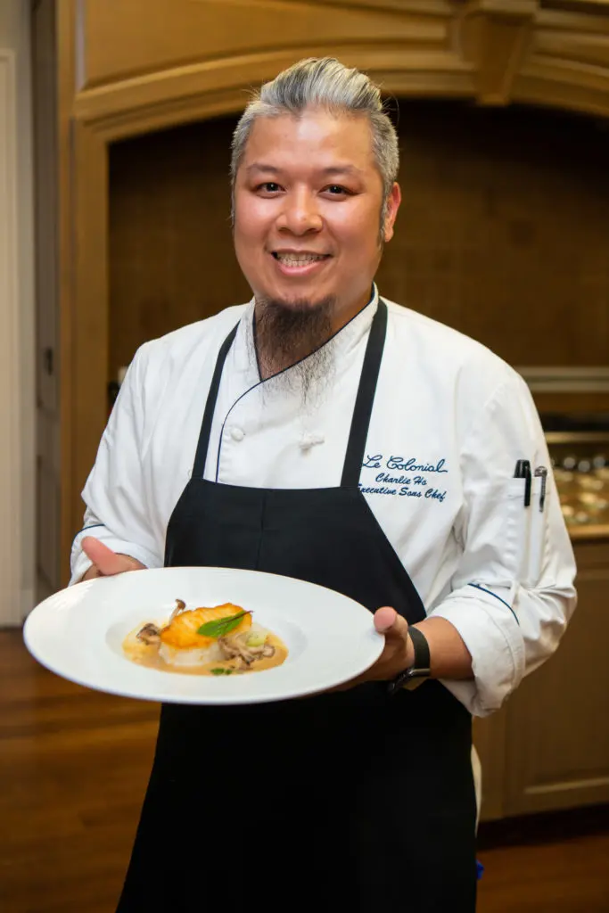 Chef Charley Ho of Le Colonial at the Recipe for Success Delicious Alchemy dinner. (Photo by Michelle Watson CatchLightgroup.com)