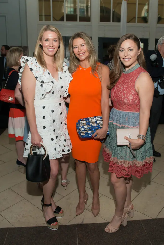 Christina Stith, Rosangela Capobianco, Lexi Sakowitz at the Astros Foundation Safe at Home luncheon. (Photo by Jacob Power)