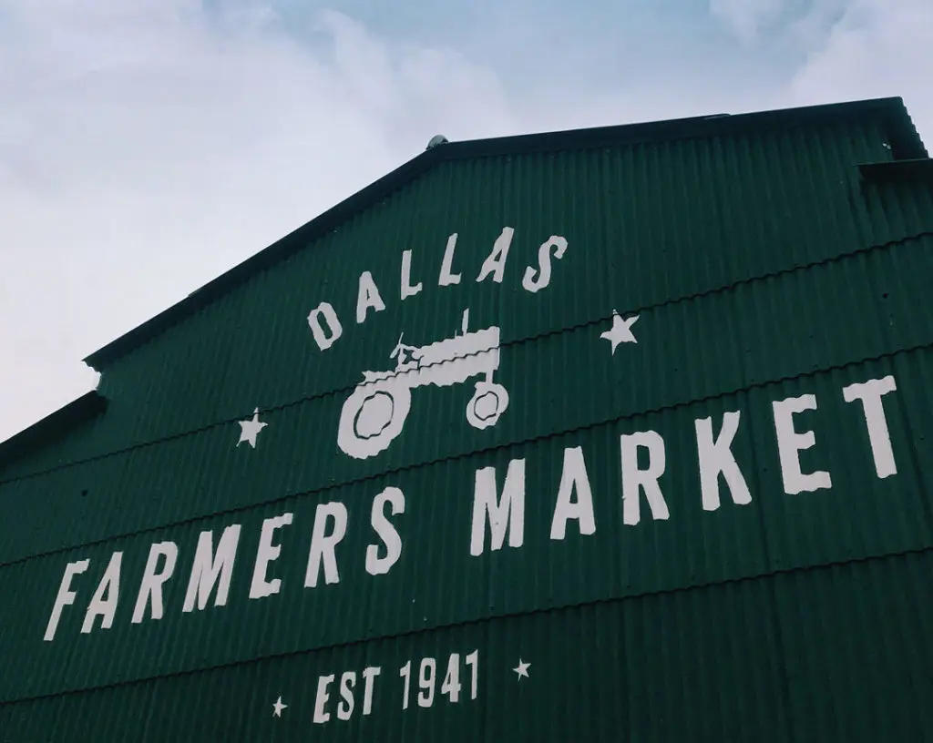 The Dallas Farmers Market is one of the largest in the city. (Photo by Ashley Tobar)