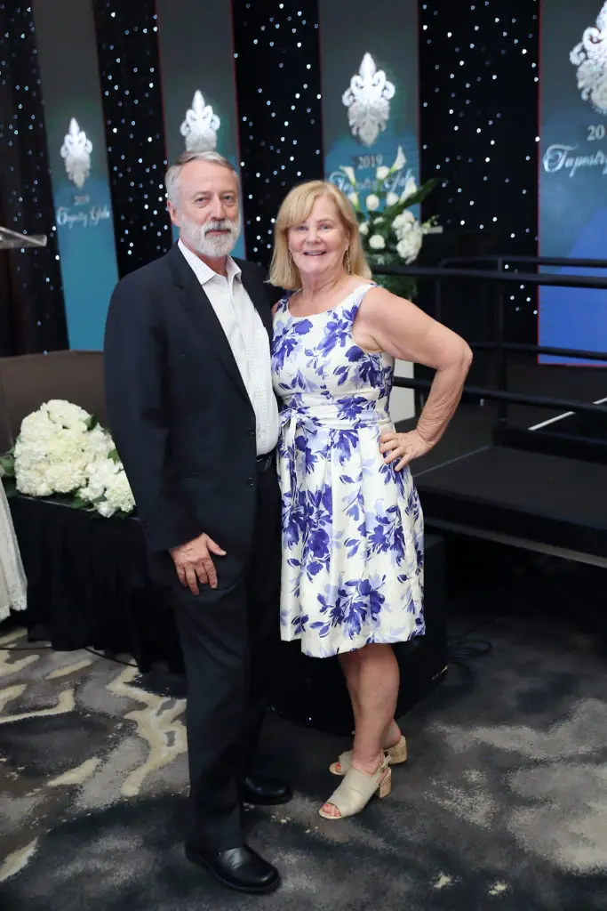 Duane Failing, Fran Zandstra at the Interfaith Ministries of Greater Houston Tapestry Gala. (Photo by Quy Tran)
