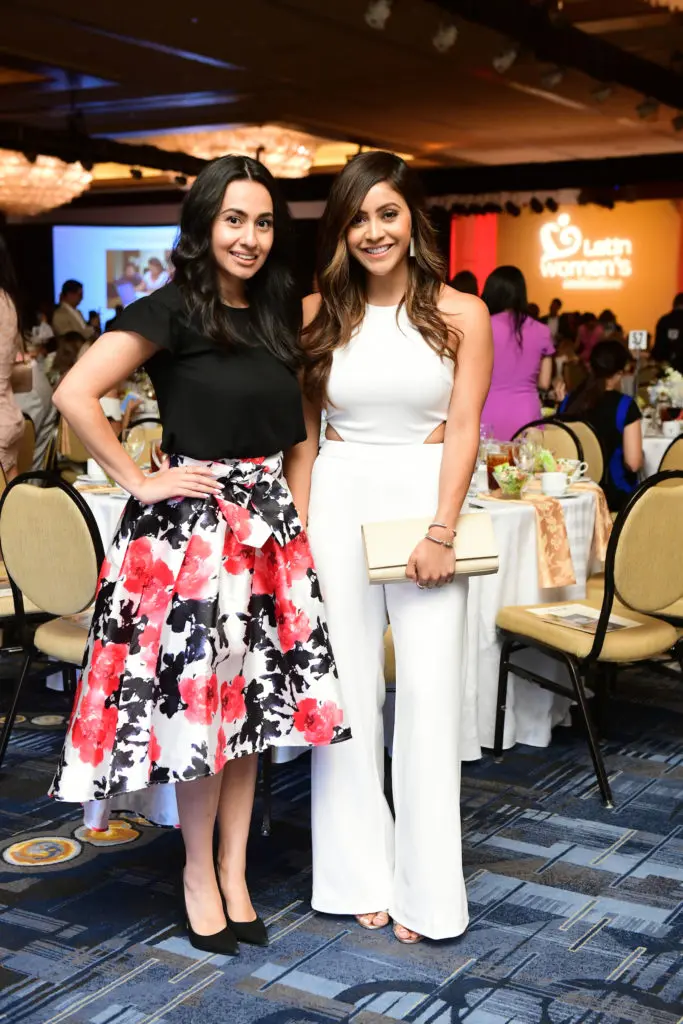 Dulce Morales, Brenda Rivera at the Latin Women's Initiative annual luncheon. (Photo by Daniel Ortiz)