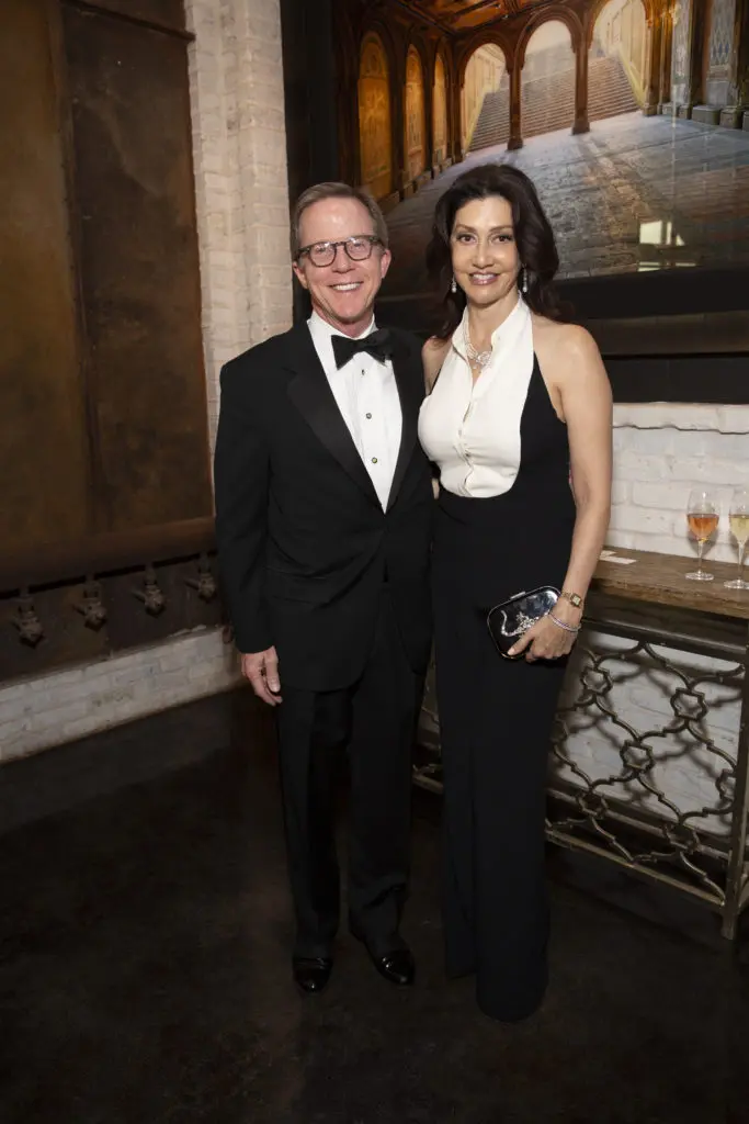 Chairs Erik & Nancy Littlejohn at Illumination: The Rothko Chapel Gala.  (Photo by Jenny Antill Clifton)