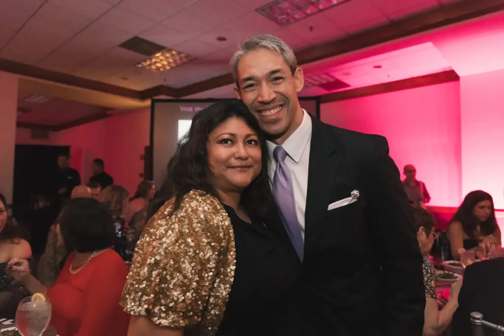 Erika Prosper Nirenberg & San Antonio Mayor Ron Nirenberg at Artpace's The Happening: Diskoteka Nite. (Photo by Beth Devillier)