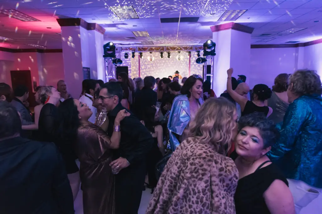 The scene at Artpace's The Happening: Diskoteka Nite. (Photo by Beth Devillier)