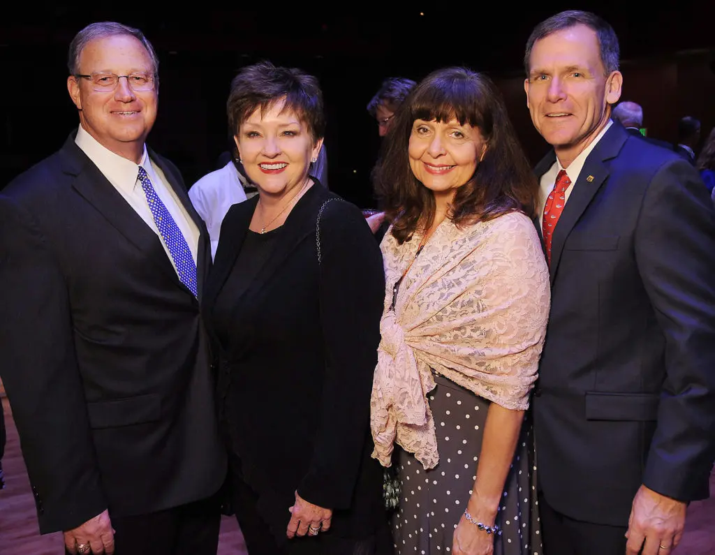 Greg & Gail Garland, Teryl & Bob Herman at the 25th Annual "A Celebration of Reading" at the Hobby Center. 