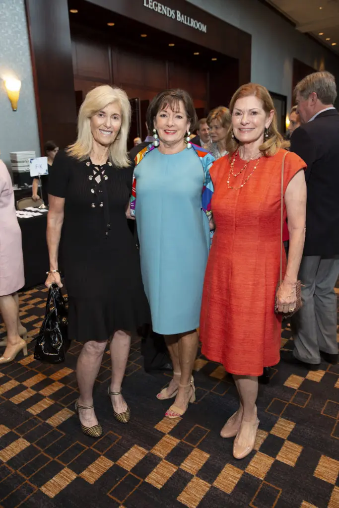 Bonnie Likover, Cathy Cleary, Allison Jensen at the Hope and Healing Center & Institute's annual Chrysalis Award luncheon.