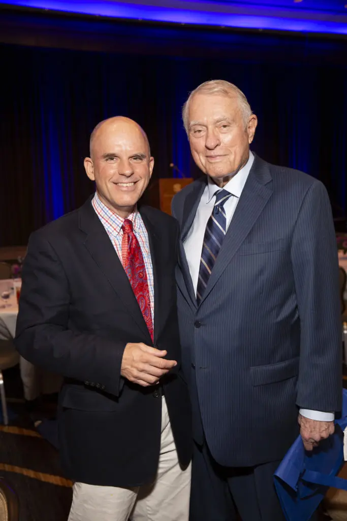 Chris Daniel, Jim Daniel at the Hope and Healing Center & Institute's annual Chrysalis Award luncheon.