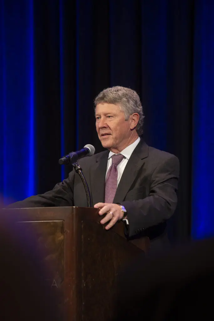 Honoree Ed Emmett at the Hope and Healing Center & Institute's annual Chrysalis Award luncheon.