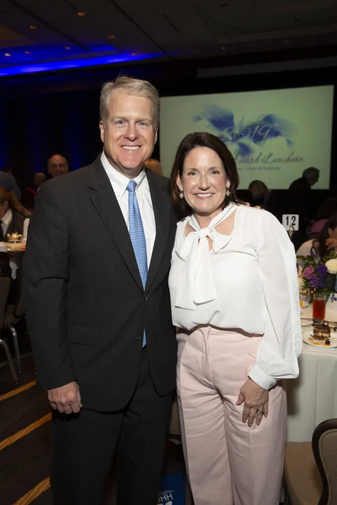 Michael & Julie Donaldson at the Hope and Healing Center & Institute's annual Chrysalis Award luncheon.