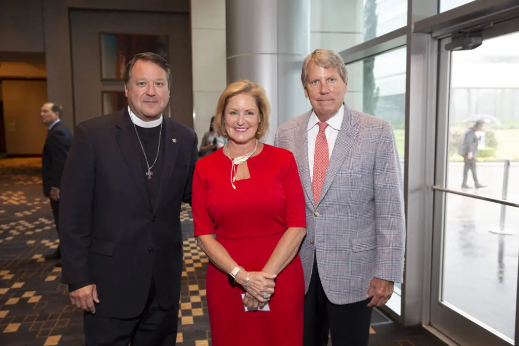 The Rev. Russ & Laura Levenson, Rob Wilson at the Hope and Healing Center & Institute's annual Chrysalis Award luncheon.