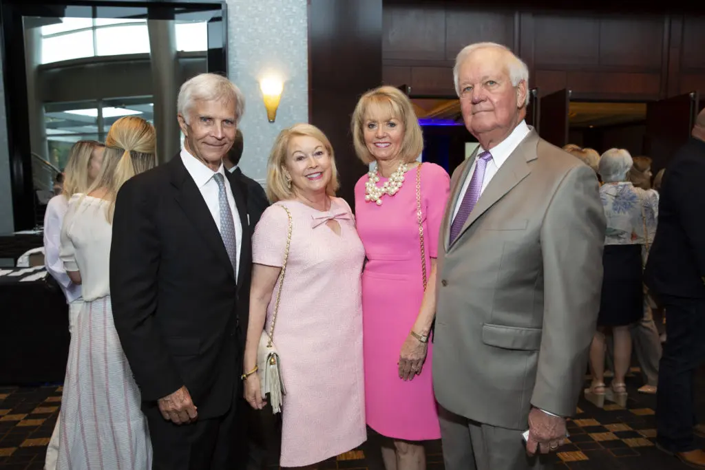 Ed & Minnie Cappell, Kathy & John Pipkin at the Hope and Healing Center & Institute's annual Chrysalis Award luncheon.