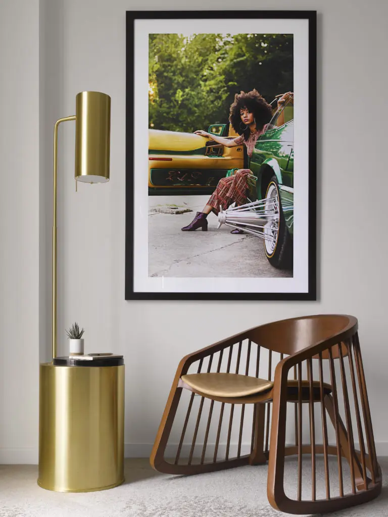 The C. Baldwin Hotel's artwork includes pictures of real Houston women.