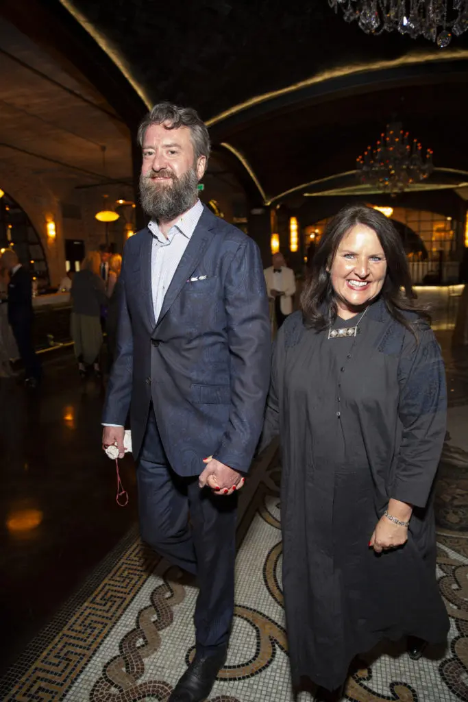 Rocky Barnette & Virginia Lebermann at Illumination: The Rothko Chapel Gala. (Photo by Jenny Antill Clifton)