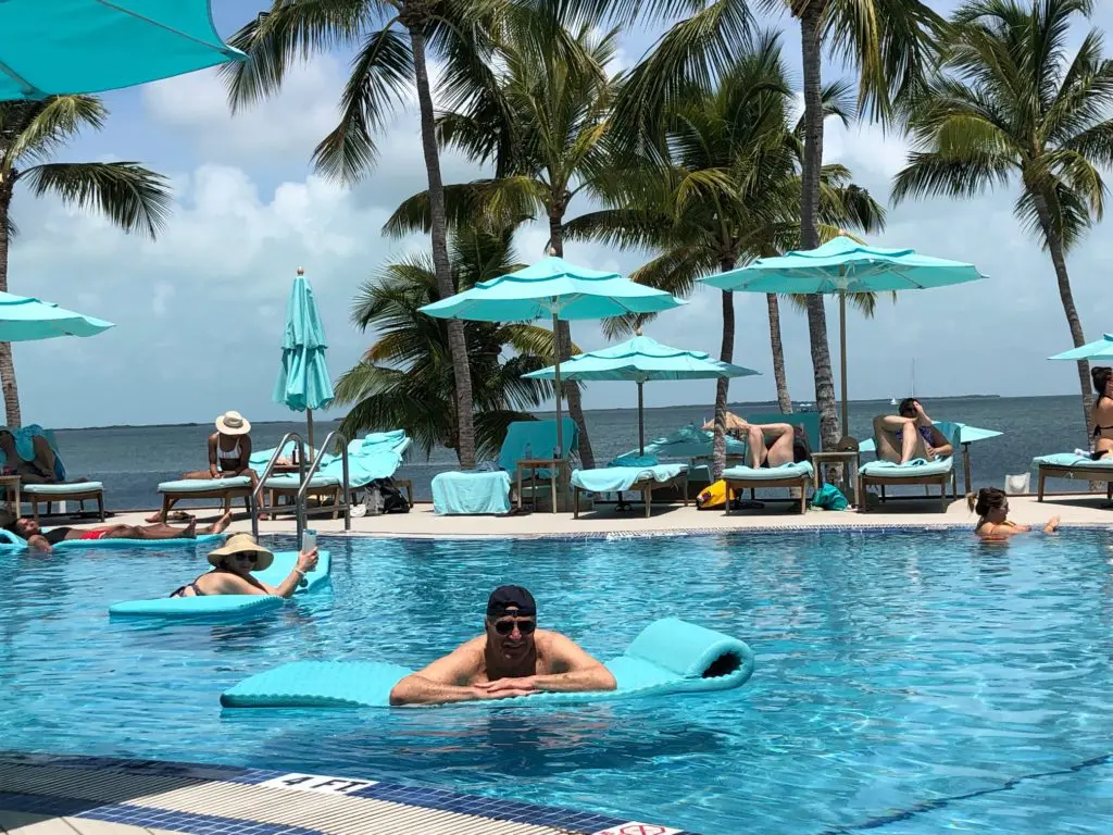 The main swimming pool is the place to see and be seen. (Photo by Shelby Hodge)