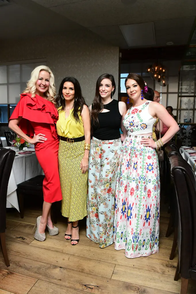 Jennifer Hancock, Maya Fasthoff, Stephanie Middleton, Jaquel Charlesworth during Houston Ballet's Raising the Barre fundraiser at Artisans Restaurant. (Photo by Daniel Ortiz)