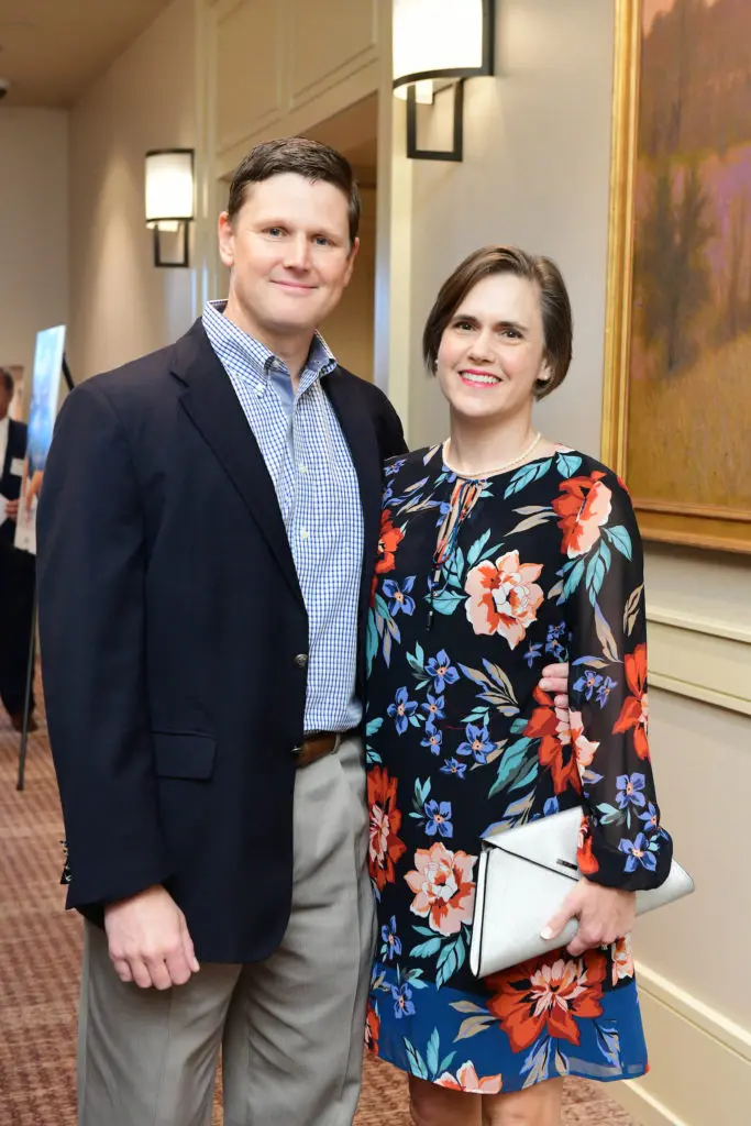 John & Holly Harrell at the Center for Pursuit luncheon. (Photo by Daniel Ortiz)