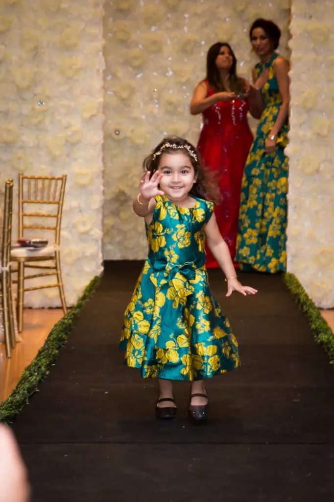Little Rania Khan steals the show at the LCA Houston International Mother's Day Soirée. (Photo by Sonya Abid)