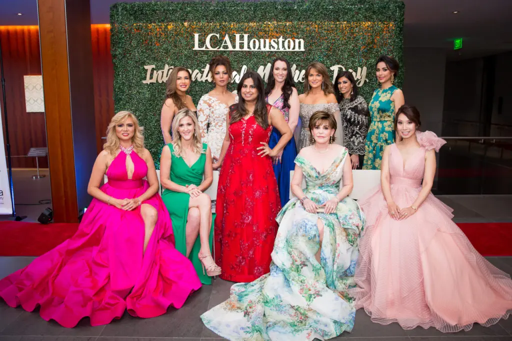 The LCA Houston 2019 class of International Mother's Day honorees, presented at Asia Society Texas Center. (Photo by Sonya Abid)