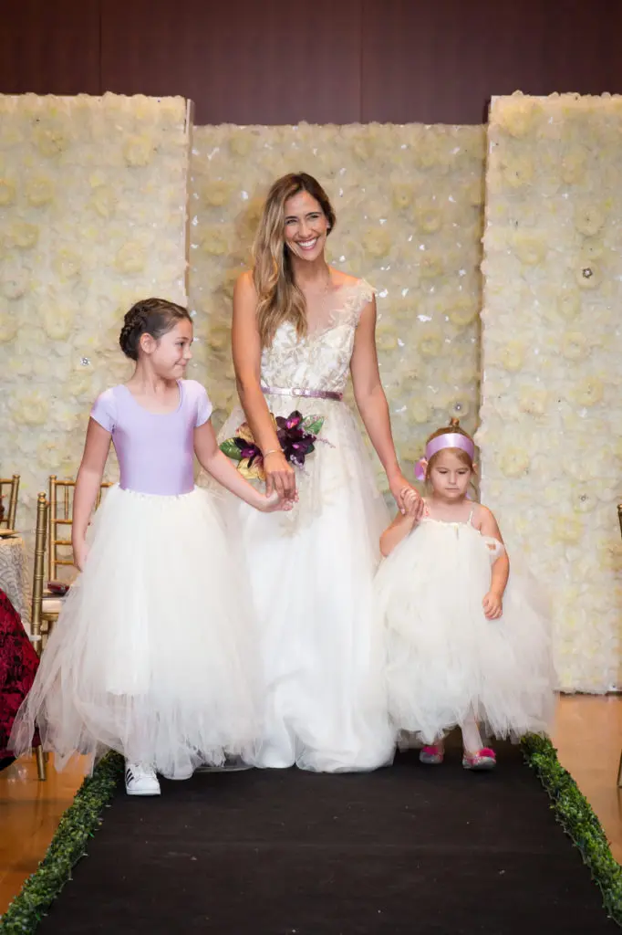 KPRC's Sofia Ojeda and her daughters at the LCA Houston International Mother's Day Soirée. (Photo by Sonya Abid)