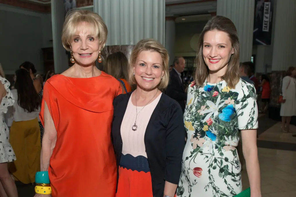 Leisa Holland Nelson, Kelley Lubanko, Annie Eifler at the Astros Foundation Safe at Home luncheon. (Photo by Jacob Power)