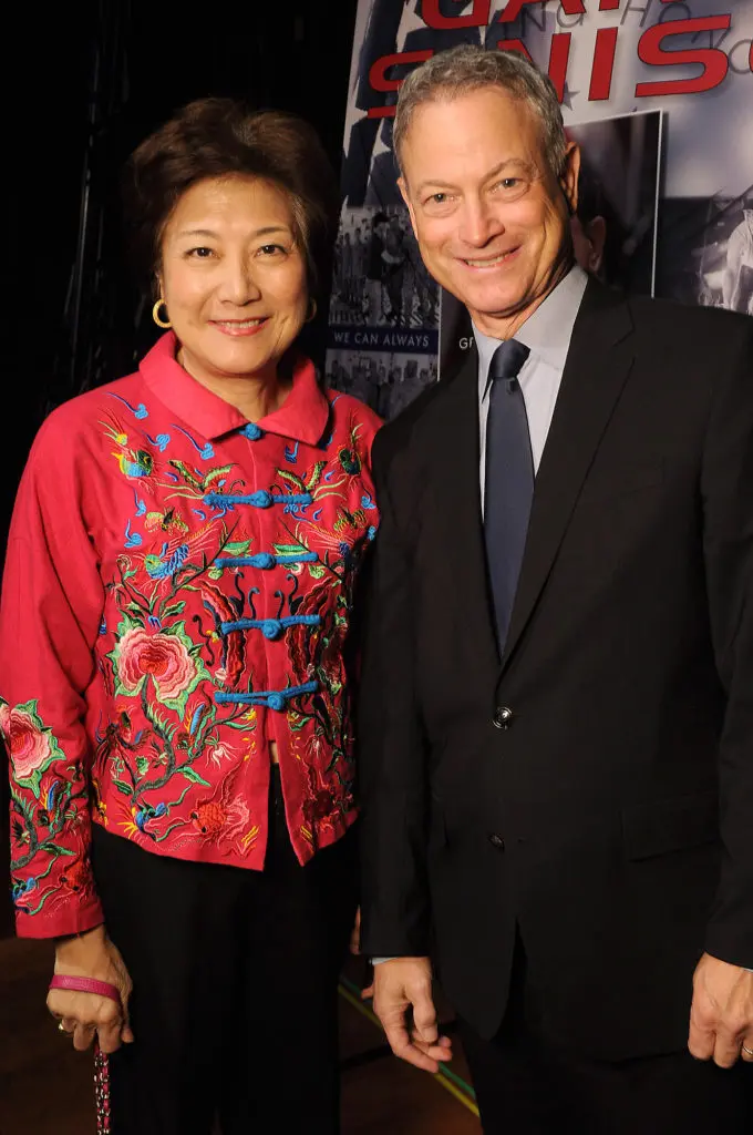 Lily Foster, Gary Sinise at the 25th Annual "A Celebration of Reading" at the Hobby Center. 