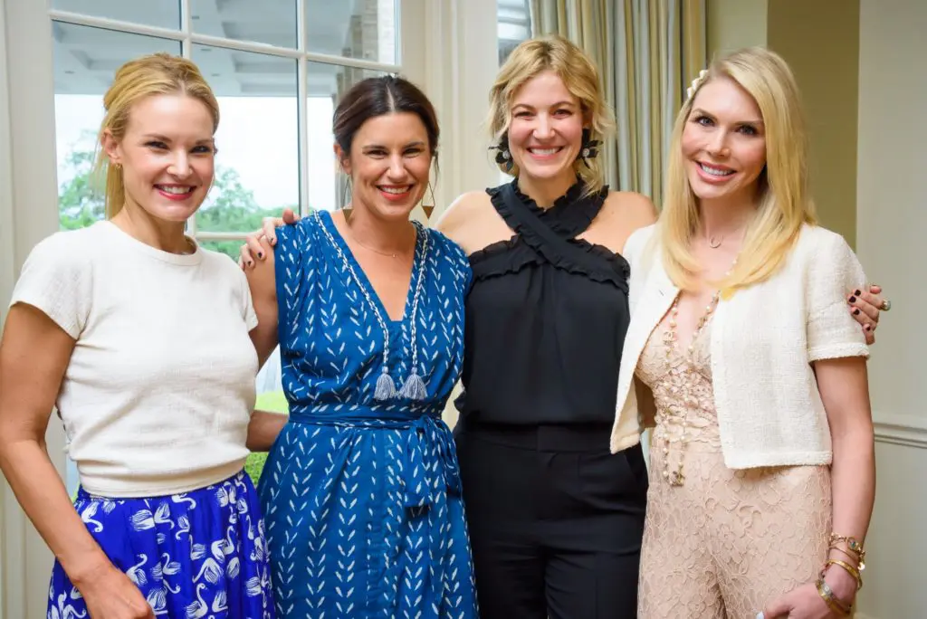 Margot Hogan, Katie Wynn, Jill Case, Lindsay Love at the Pearls of Wisdom evening benefiting Vita Living.
