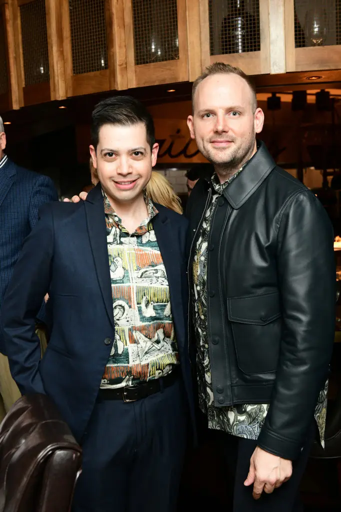 Mel Montanez, Charles Hough at Houston Ballet's Raising the Barre fundraiser at Artisans Restaurant. (Photo by Daniel Ortiz)