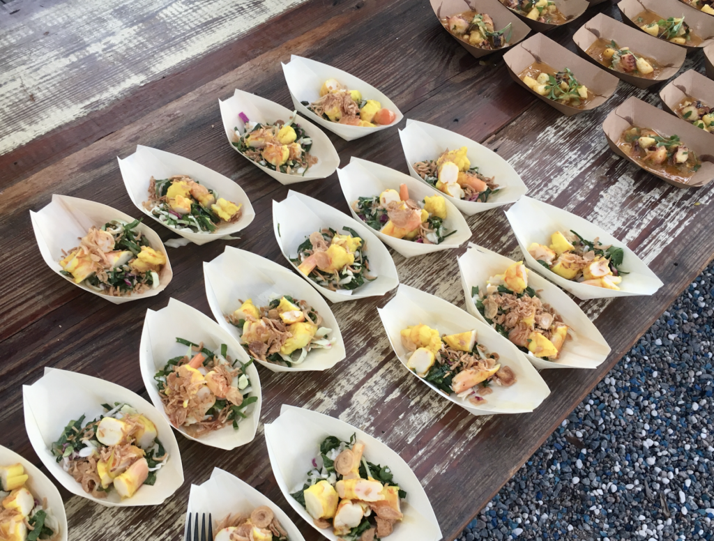 You can't say no to Guard's pickeld shrimp. 