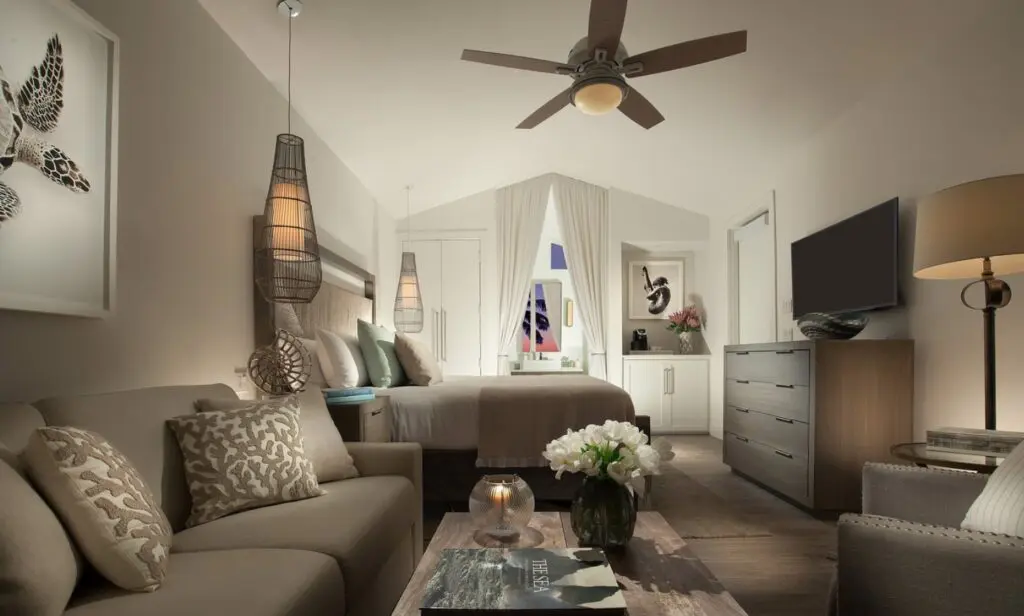 The bungalows offer contemporary elegance and comfort. (Bungalows at Key Largo Photo)