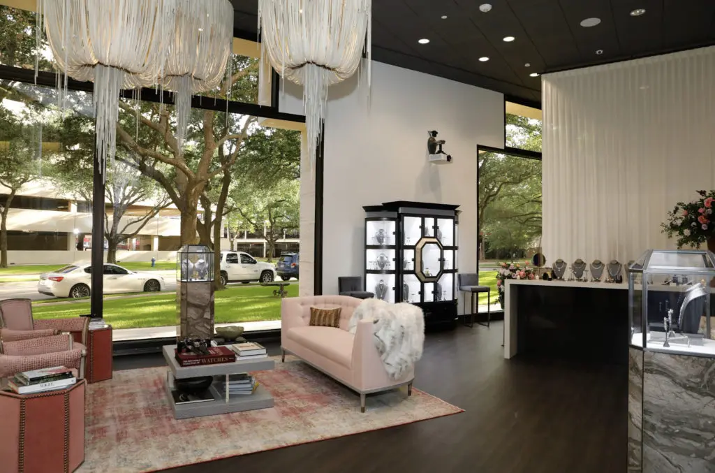 The spanking new Jordan Alexander showroom. (Photo by Priscilla Dickson)