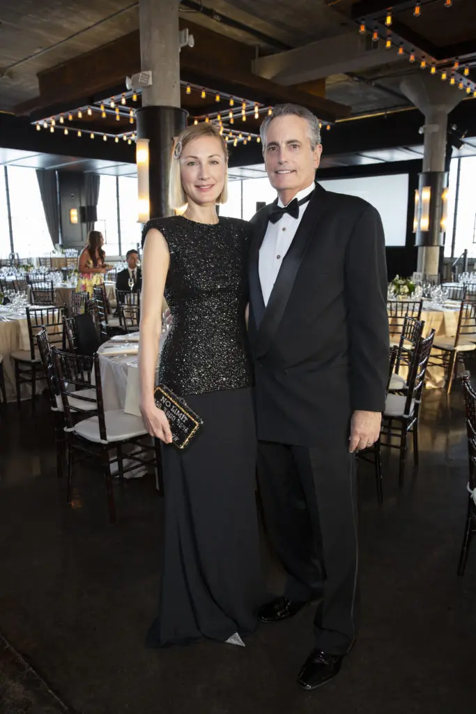 Chairs Tatiana & Craig Massey at Illumination: The Rothko Chapel Gala. (Photo by Jenny Antill Clifton)