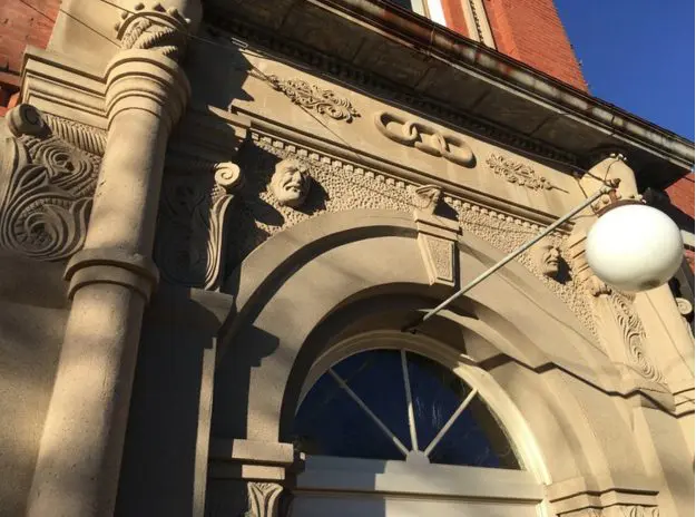 Corsicana's 1898 Odd Fellows Lodge is now an important international artists-and-writers residency, welcoming talents such as Houston-based Bradley Kerl. (Photo courtesy 100 West) 