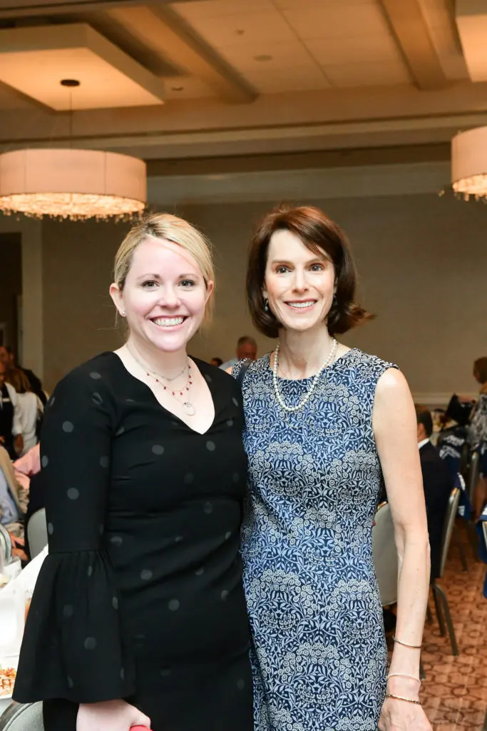 Victoria Beard, Marie Baldwin  at the Center for Pursuit luncheon. (Photo by Daniel Ortiz)