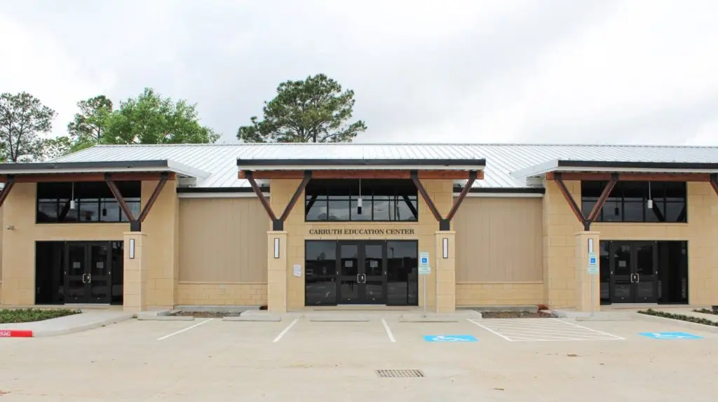 The Carruth Education Center features Critter Camp and more. 