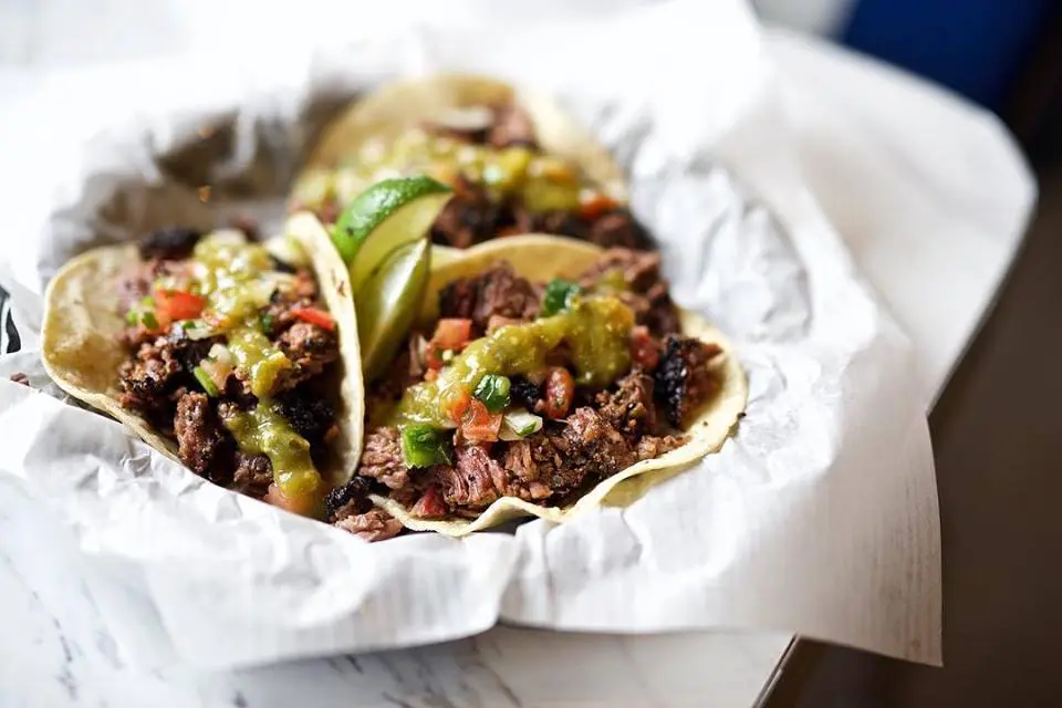 Killen's BBQ brings brisket tacos to the table. 