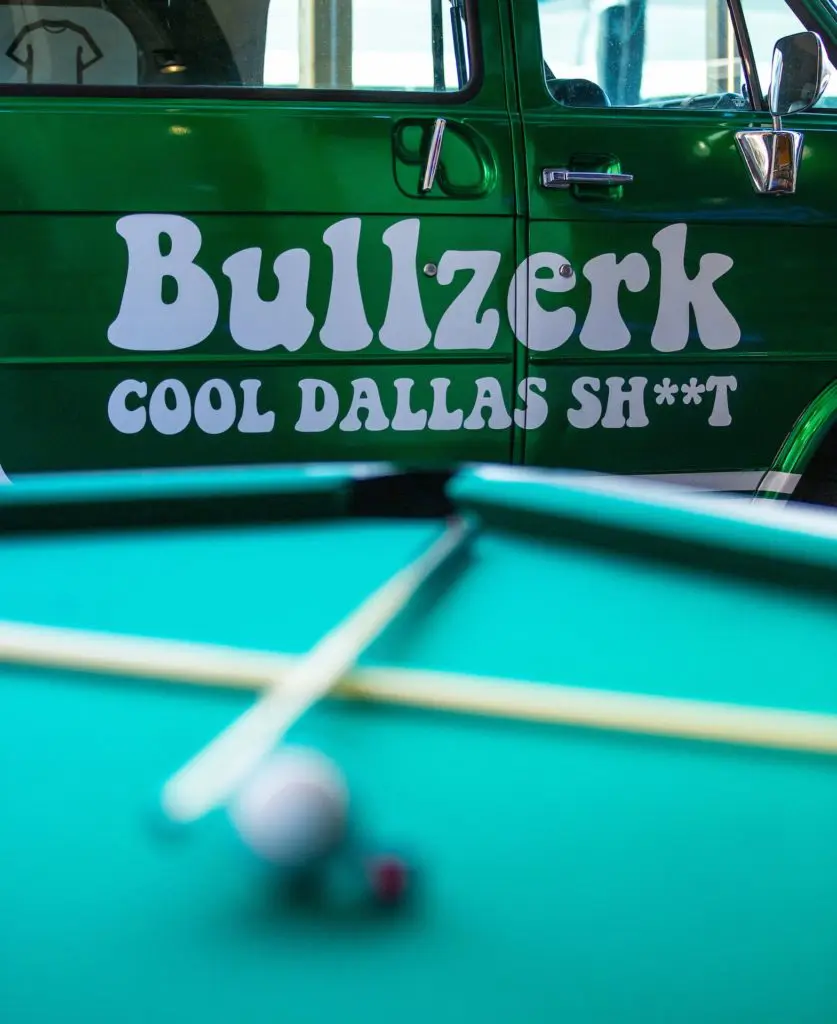 Bullzerk has a custom T-shirt store inside of HERO. (Photo by Shannon Faulk)