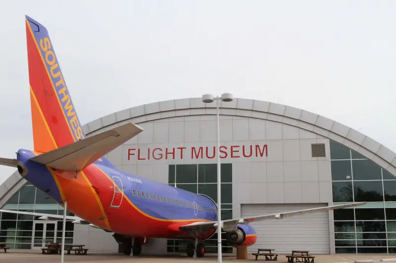The Frontier of Flight Museum is located at Dallas Love Field.
