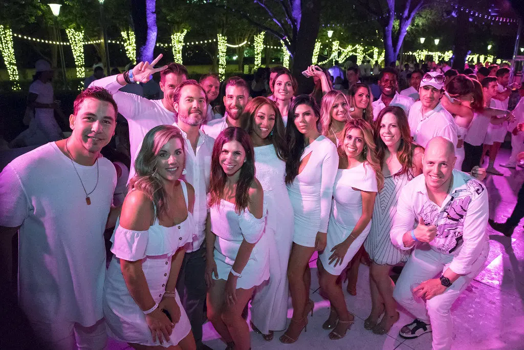 Dressing in white is a must for Dallas' Havana Nights.