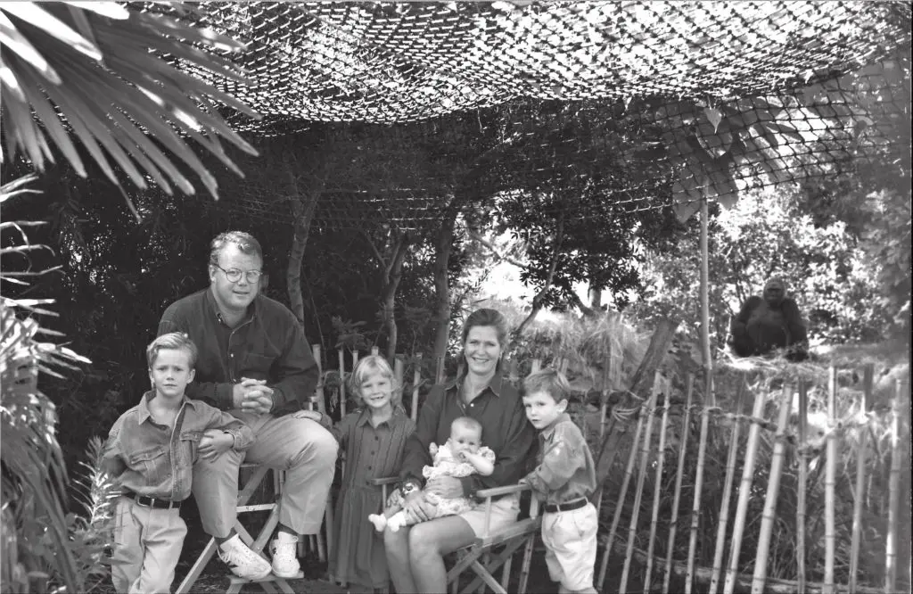 Christy Berry and her brood (sans Hampden) from the early 1990s.