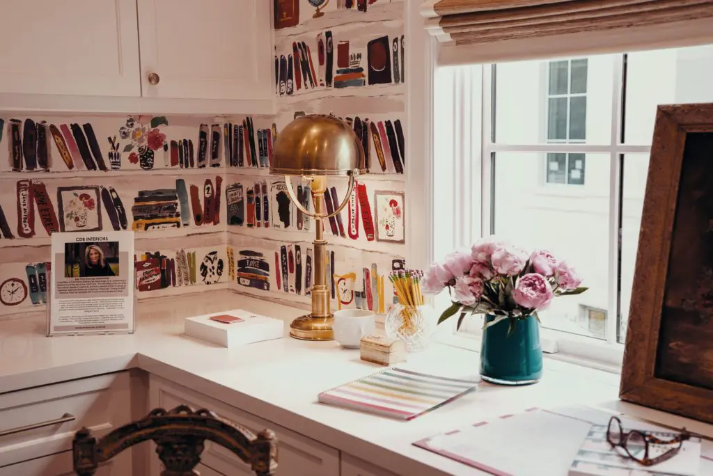 Kate Spade inspired study at ASID Show House Preview